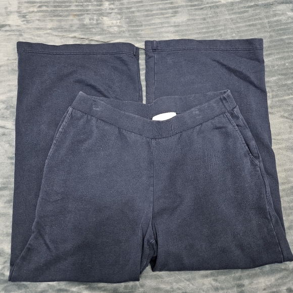 Purejill Navy Blue Capri Sweats Wide Leg! - Picture 2 of 8